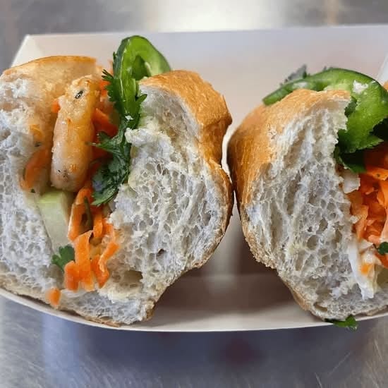 B1. Grilled Shrimp Sandwich.